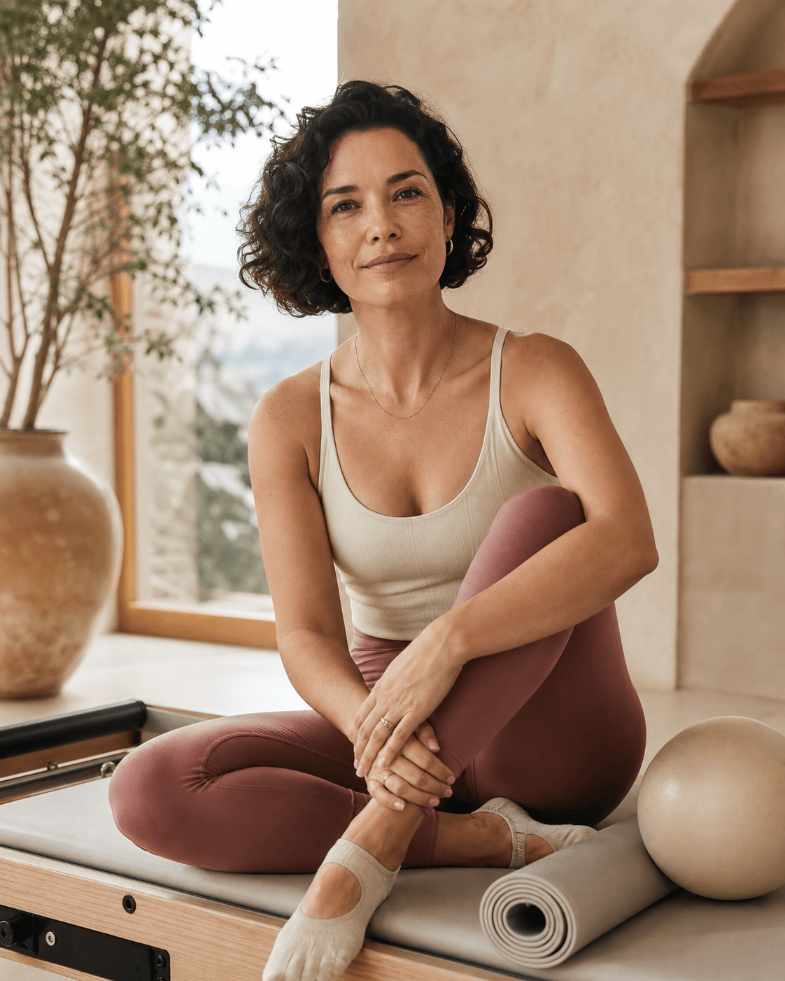 Sofía Ortega, instructora de Mat · Movilidad